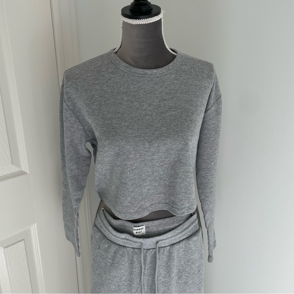 Aritzia waffle long sleeve